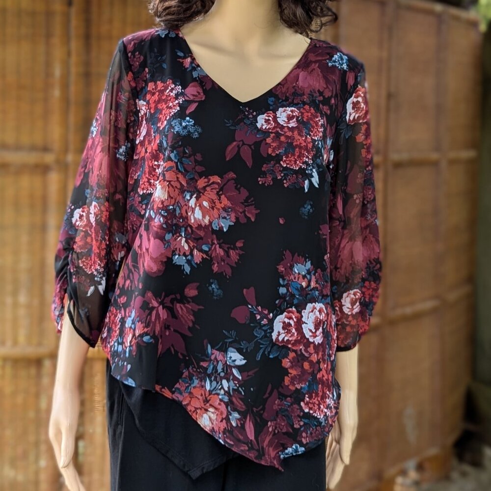 Floral Tunic Blouse